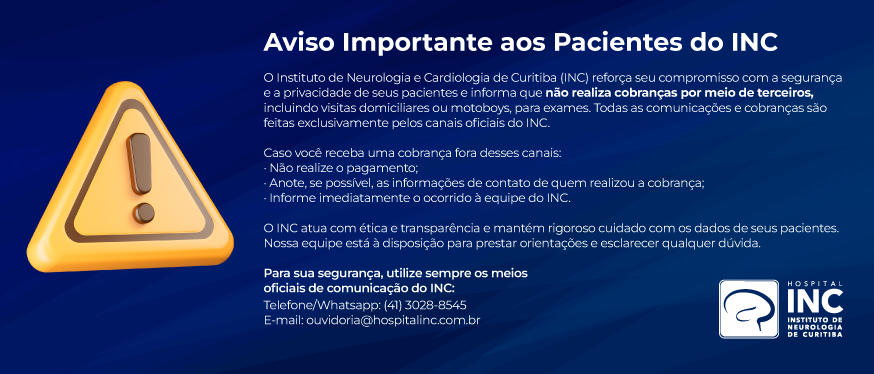 Aviso Importante aos Pacientes do INC